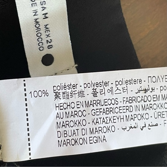 Zara pants | still NWT | medium. Long, flowy, black, high waist. - Picture 5 of 8